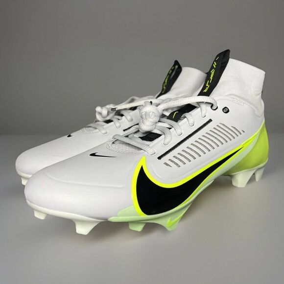Nike Vapor Edge Pro 360 2 Football Cleats Pure Platinum Black DA545600 Size 11.5